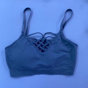 grey sports bra/bralette